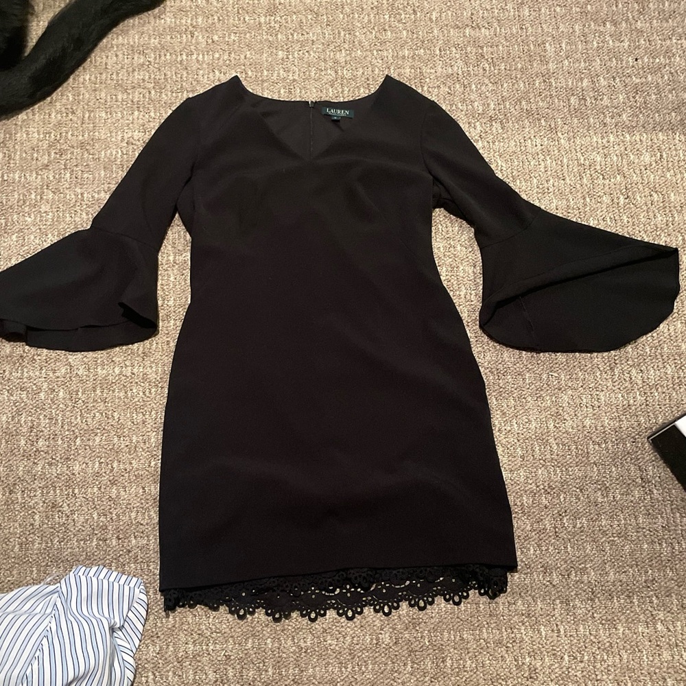 Size Large Black Mini Dress